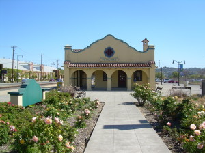 Petaluma station on the future SMART line.