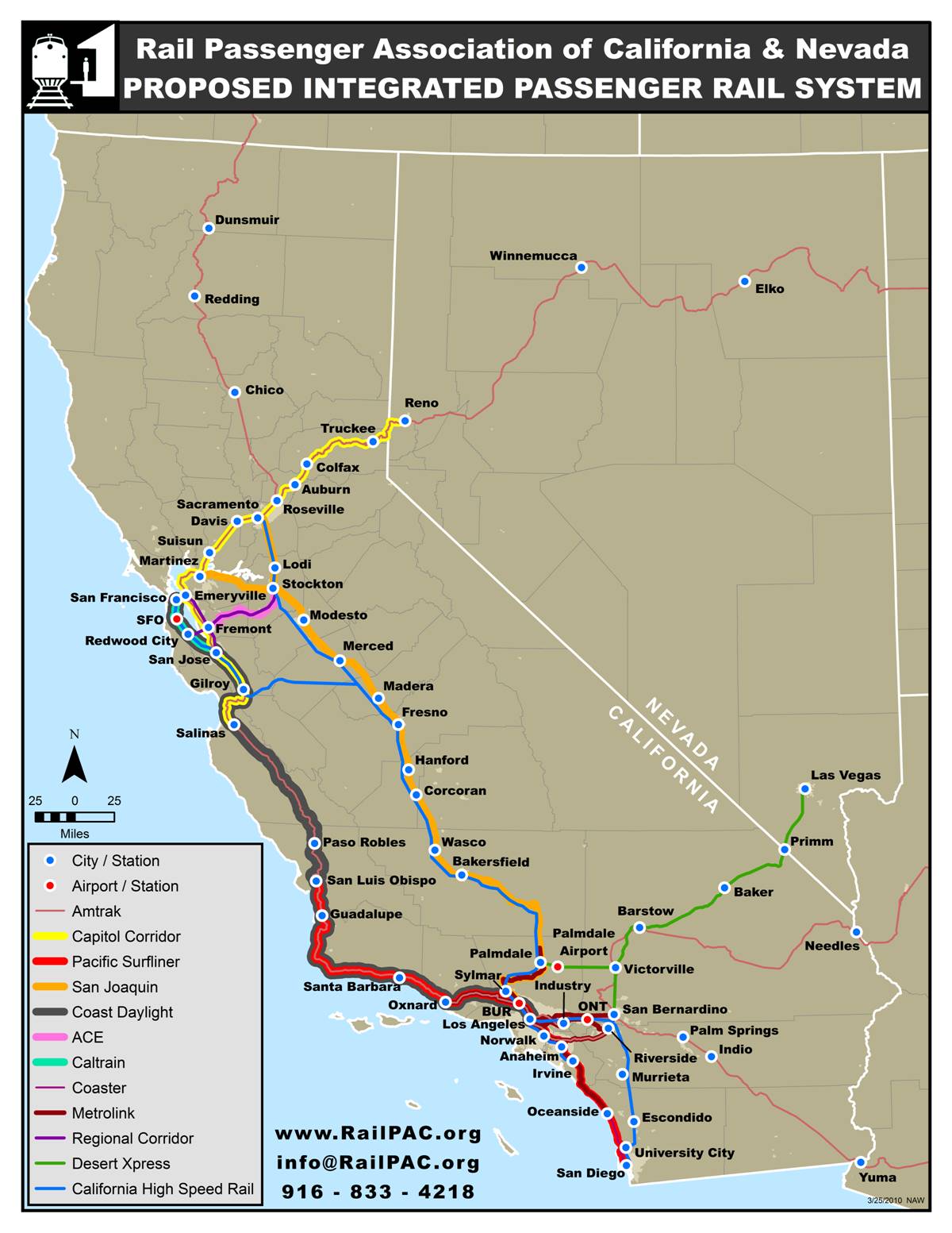 Amtrak Arizona Map