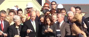 The Governor Signing the Symbolic Rail